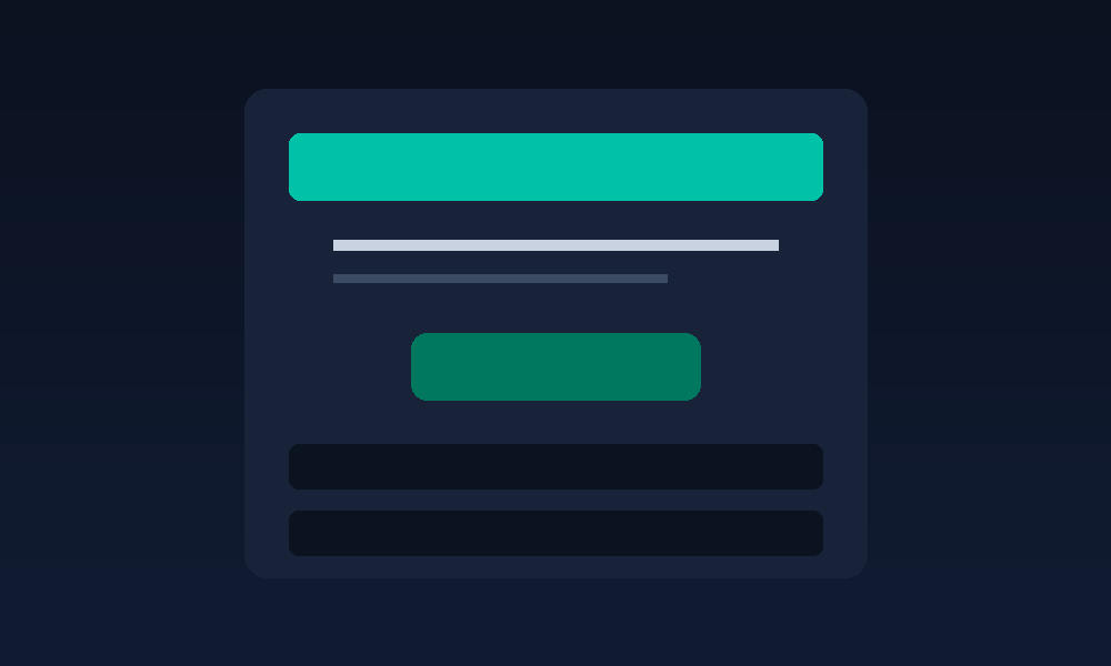 Structure of a focused landing page built for a UK Google Ads campaign
